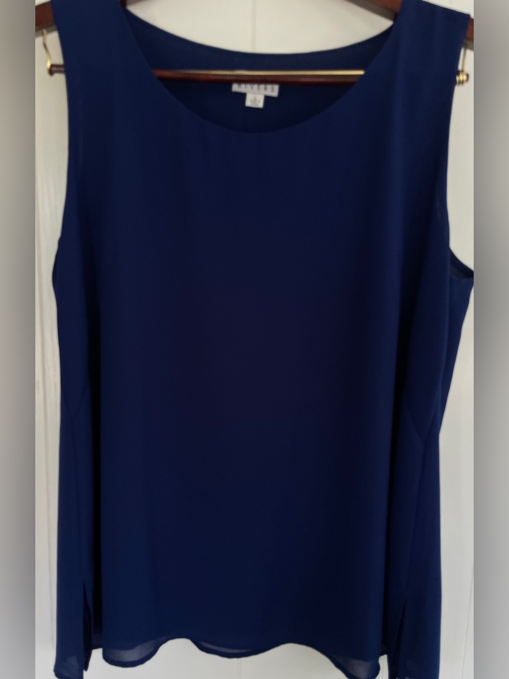 Joan Rivers Royal Blue Shell Size-Large